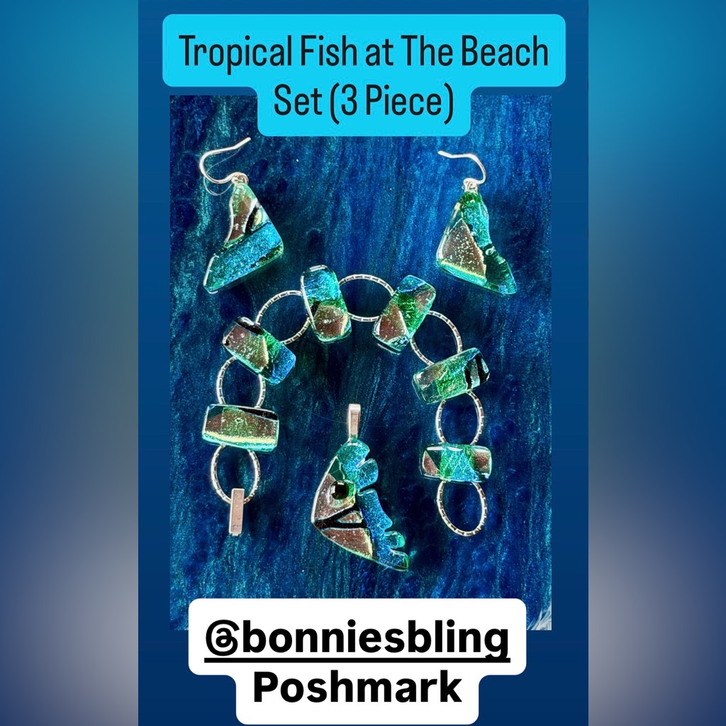 Bonnie’s Bling One Of A Kind Fused Glass Jewelry And Accessories To Wear.